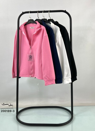 سوییشرت دورس جلو زیپ سوییشرت دورس جلو زیپ