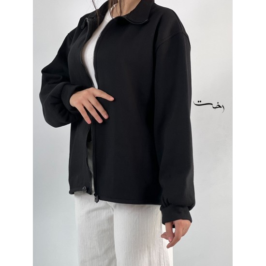 سوییشرت دورس جلو زیپ