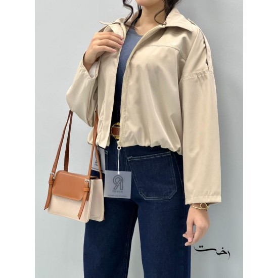 جکت بامبر جلو زیپ