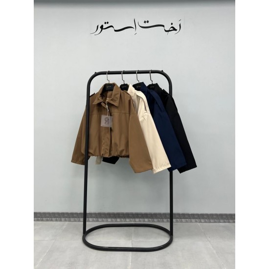 جکت بامبر جلو زیپ