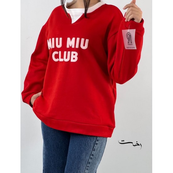 بلوز دورس رنگی MIU بلوز دورس رنگی MIU