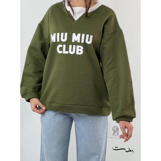 بلوز دورس رنگی MIU بلوز دورس رنگی MIU