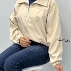 جکت بامبر جلو زیپ