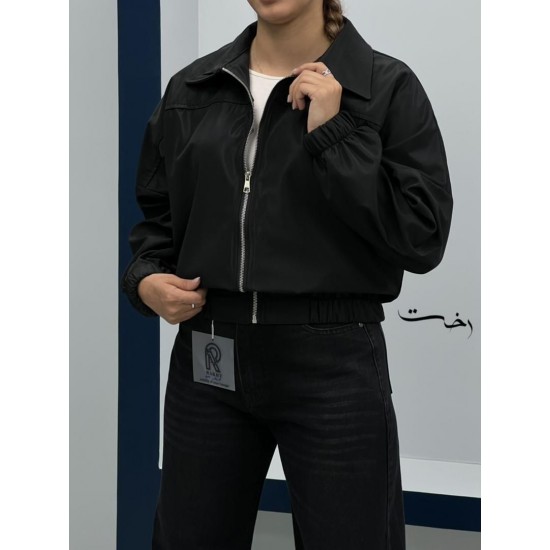 جکت بامبر جلو زیپ