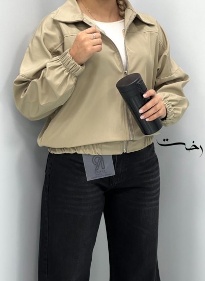 جکت بامبر جلو زیپ