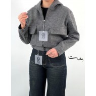 جکت بامبر فوتر کلاهدار