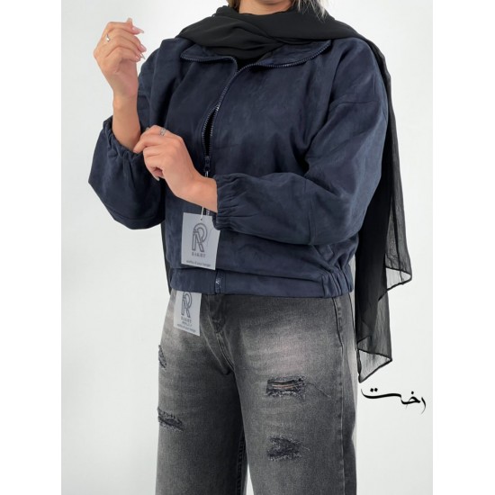 جکت بامبر جیر دو جیب جکت بامبر جیر دو جیب