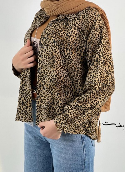 شومیز باکسی پلنگی شومیز باکسی پلنگی