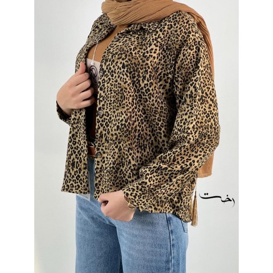 شومیز باکسی پلنگی شومیز باکسی پلنگی