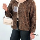 شومیز باکسی پلنگی شومیز باکسی پلنگی