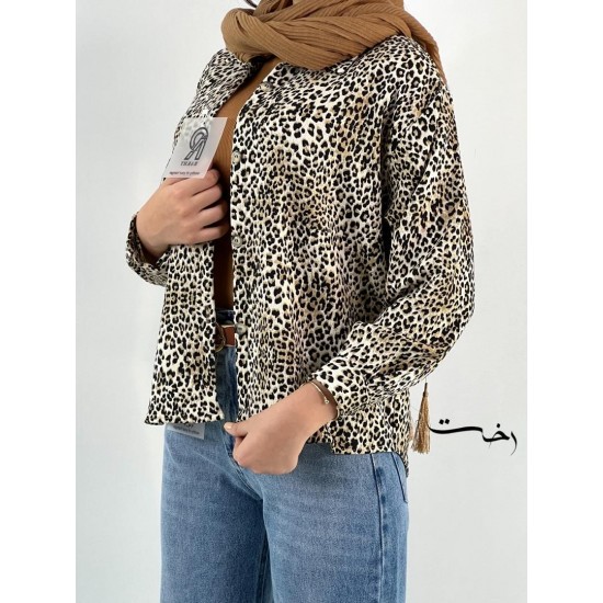 شومیز باکسی پلنگی شومیز باکسی پلنگی