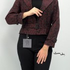 کت پلنگی کمربنددار کت پلنگی کمربنددار