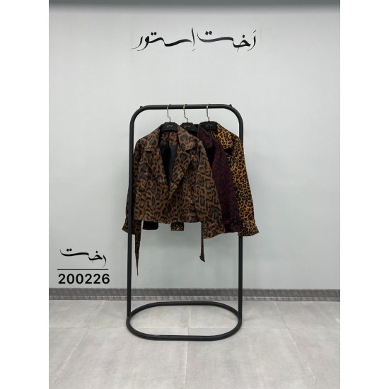 کت پلنگی کمربنددار کت پلنگی کمربنددار