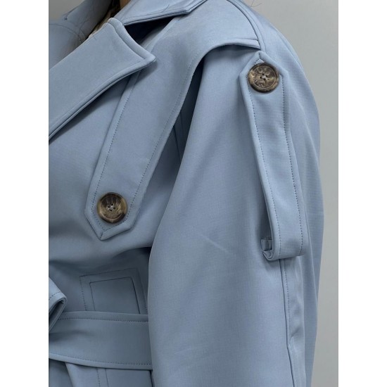 کت بارونی یقه انگلیسی