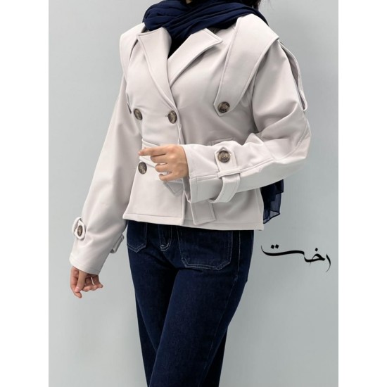 کت بارونی یقه انگلیسی