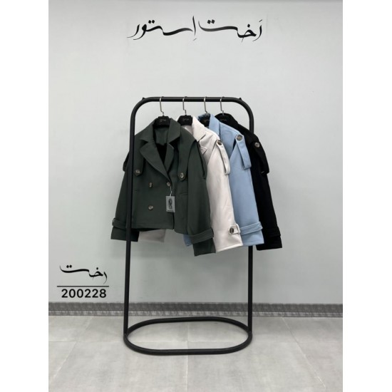 کت بارونی یقه انگلیسی