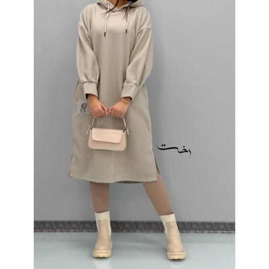 هودی بلند کلاهدار