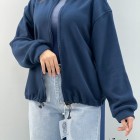 سوییشرت جلو زیپ پلار