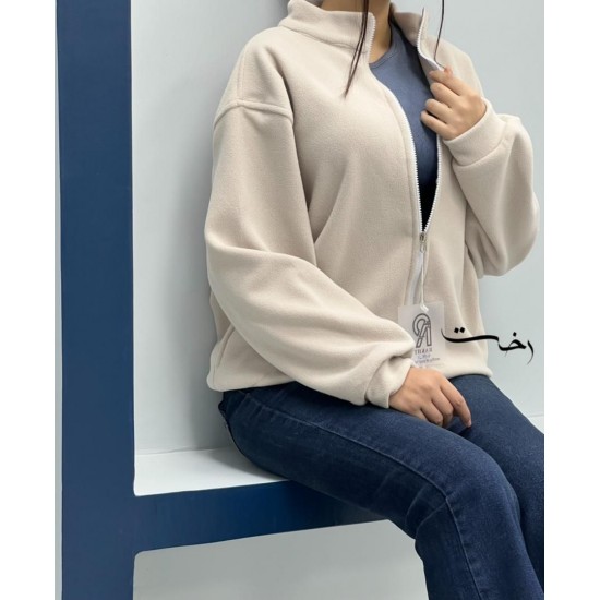 سوییشرت جلو زیپ پلار