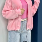 سوییشرت جلو زیپ پلار