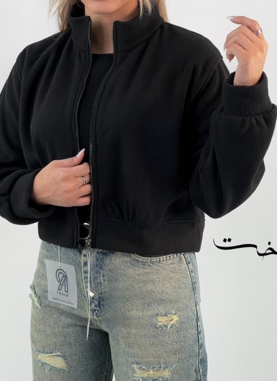 کراپ سوییشرت فلیس