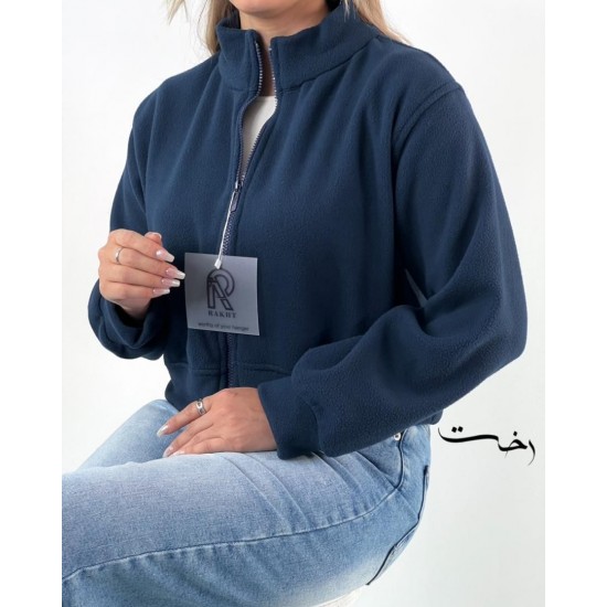 کراپ سوییشرت فلیس