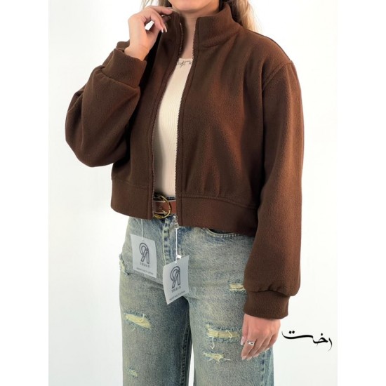 کراپ سوییشرت فلیس