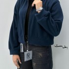 کراپ سوییشرت کلاهدار