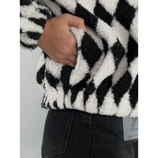 سوییشرت طرحدار تدی سوییشرت طرحدار تدی