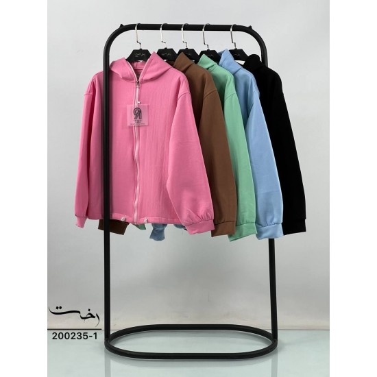 سوییشرت کلاهدار رنگی سوییشرت کلاهدار رنگی