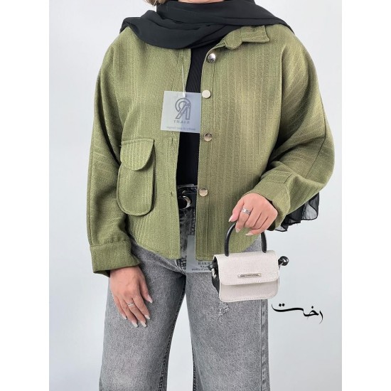 شومیز پانچ تک جیب فلونزا شومیز پانچ تک جیب فلونزا