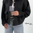 شومیز پانچ تک جیب فلونزا شومیز پانچ تک جیب فلونزا