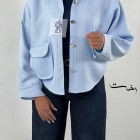 شومیز پانچ تک جیب فلونزا شومیز پانچ تک جیب فلونزا