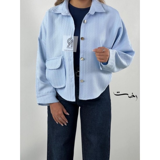 شومیز پانچ تک جیب فلونزا شومیز پانچ تک جیب فلونزا