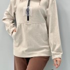 بلوز فوتر نیم زیپ