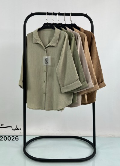 شومیز کریشه نخی آستین پاکتی شومیز کریشه نخی آستین پاکتی