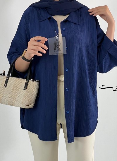 شومیز کریشه نخی آستین پاکتی