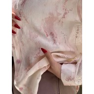 شومیز شیشه ای طرحدار 