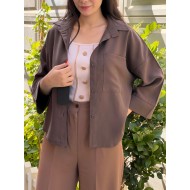 شومیز سیلک تک جیب شومیز سیلک تک جیب