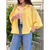 شومیز شانتون تک جیب