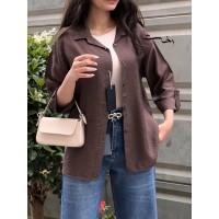 شومیز پری آستین پاکتی 