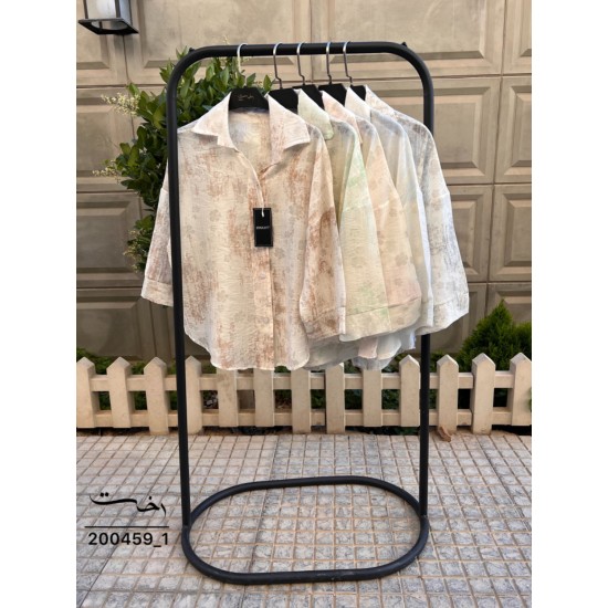 شومیز شیشه ای گلدار