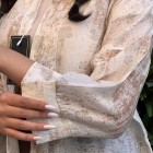 شومیز شیشه ای گلدار