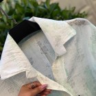 شومیز شیشه ای گلدار
