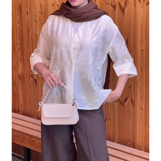 شومیز شیشه ای طرحدار