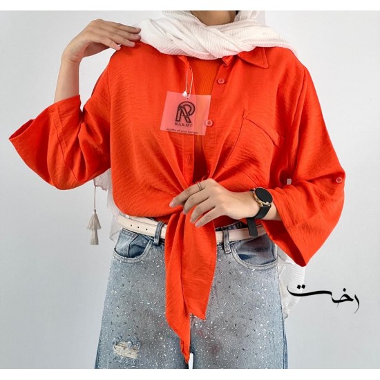 شومیز سوفیا جلو گره ای شومیز سوفیا جلو گره ای