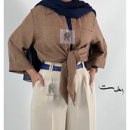 شومیز سوفیا جلو گره ای شومیز سوفیا جلو گره ای