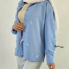 شومیز دوشین پاپیونی شومیز دوشین پاپیونی