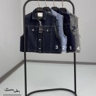 وست جین آبی جیب نما وست جین آبی جیب نما