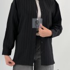 شومیز پری میله ای مشکی